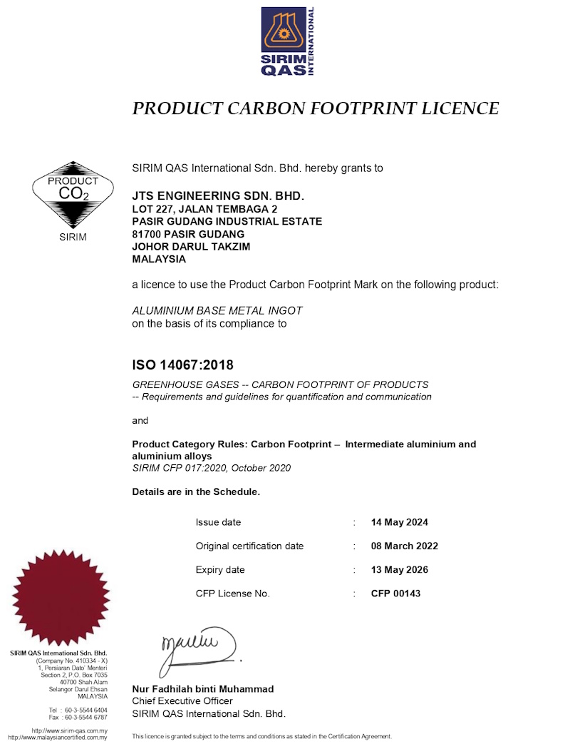 Carbon Footprint License Carbon Footprint License